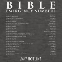 Bible Emergency Hotline Numbers Cool Christian Vector Backpack