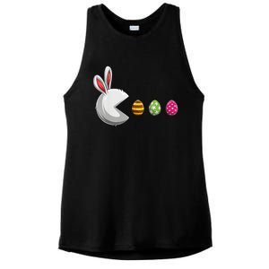 Bunny Egg Hunt Funny Gamer Happy Easter Day Ladies PosiCharge Tri-Blend Wicking Tank