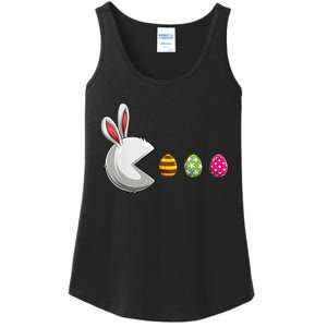 Bunny Egg Hunt Funny Gamer Happy Easter Day Ladies Essential Tank