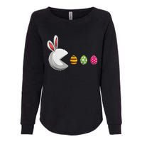 Bunny Egg Hunt Funny Gamer Happy Easter Day Womens California Wash Sweatshirt