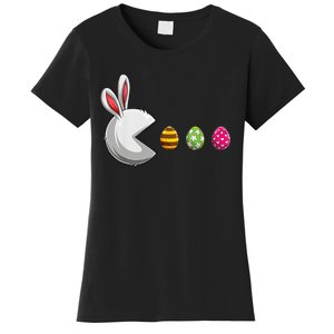 Bunny Egg Hunt Funny Gamer Happy Easter Day Women's T-Shirt