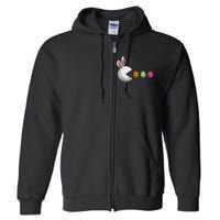 Bunny Egg Hunt Gamer Happy Easter Day Full Zip Hoodie