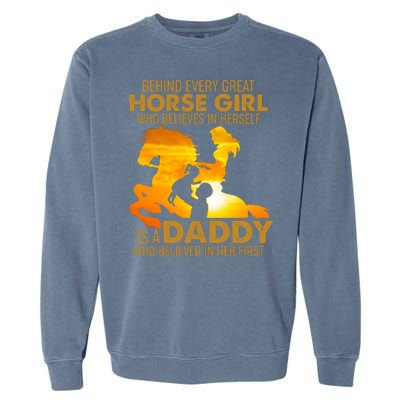 Behind Every Great Horse Girl Is A Daddy Who Believed In Her First Garment-Dyed Sweatshirt