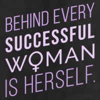 Behind Every Successful Woman Is Herself Adult Drive Performance Visor