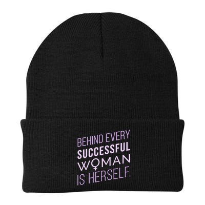 Behind Every Successful Woman Is Herself Beanie