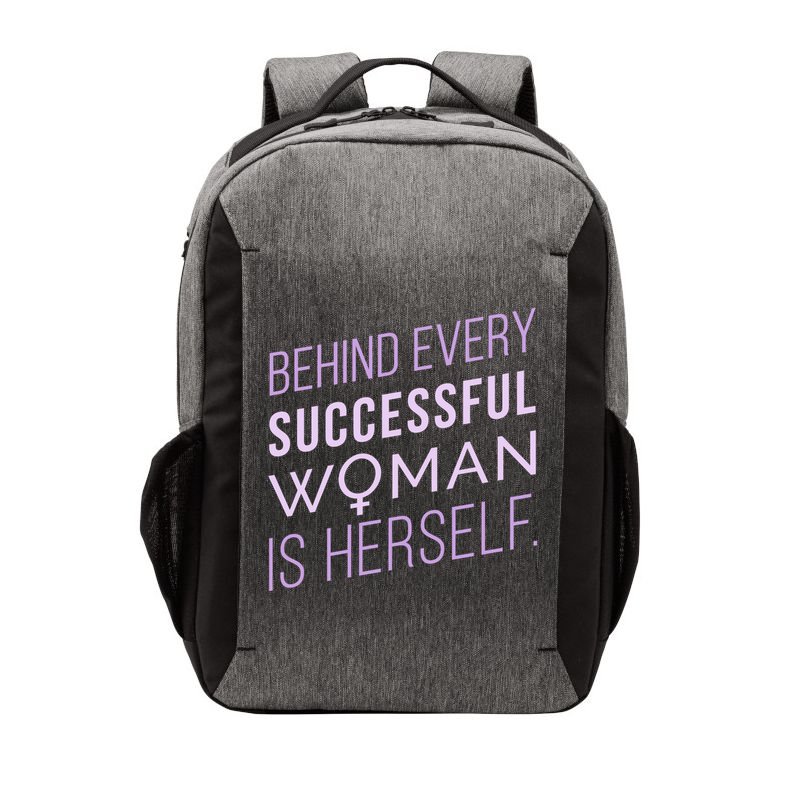 Behind Every Successful Woman Is Herself Vector Backpack