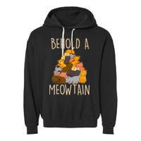 Behold A Meowtian Cats Garment-Dyed Fleece Hoodie