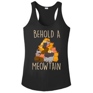 Behold A Meowtian Cats Ladies PosiCharge Competitor Racerback Tank