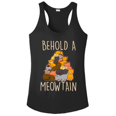 Behold A Meowtian Cats Ladies PosiCharge Competitor Racerback Tank