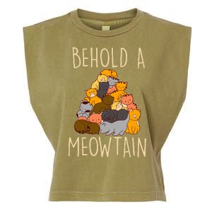 Behold A Meowtian Cats Garment-Dyed Women's Muscle Tee