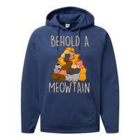 Behold A Meowtian Cats Performance Fleece Hoodie