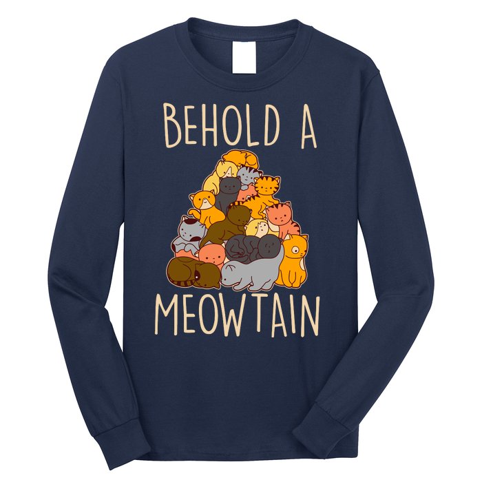 Behold A Meowtian Cats Long Sleeve Shirt