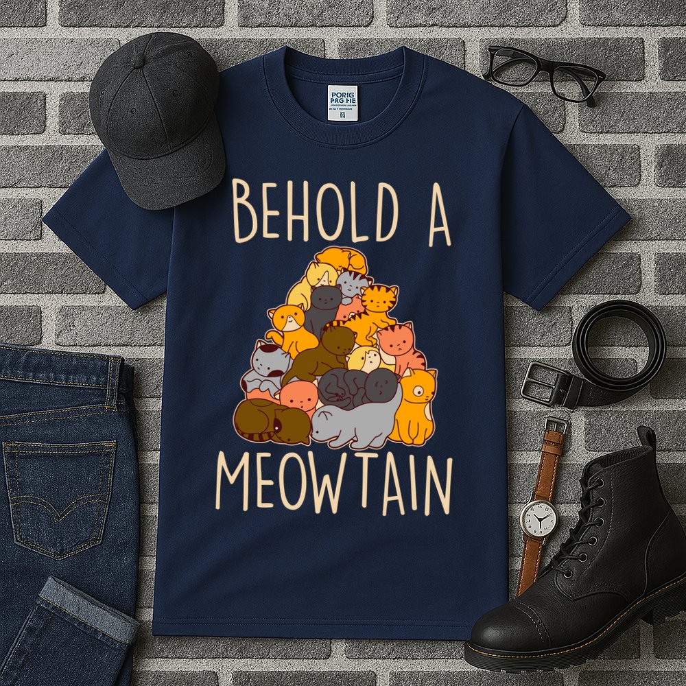 Behold A Meowtian Cats Tall T-Shirt