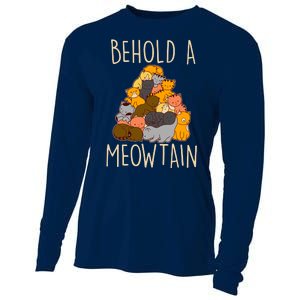 Behold A Meowtian Cats Cooling Performance Long Sleeve Crew