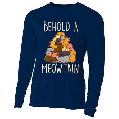 Behold A Meowtian Cats Cooling Performance Long Sleeve Crew