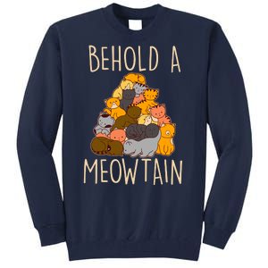 Behold A Meowtian Cats Tall Sweatshirt