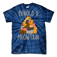 Behold A Meowtian Cats Tie-Dye T-Shirt