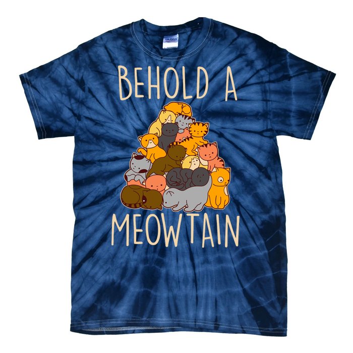 Behold A Meowtian Cats Tie-Dye T-Shirt