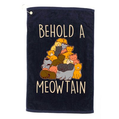Behold A Meowtian Cats Golf Towel