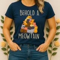Behold A Meowtian Cats Womens T-Shirt