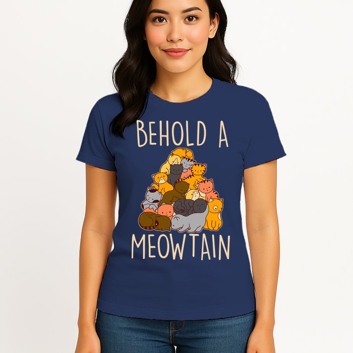 Behold A Meowtian Cats Womens T-Shirt