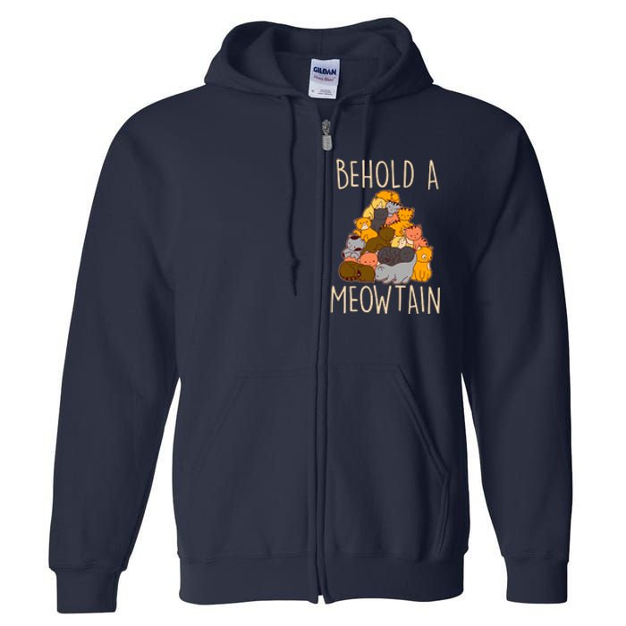 Behold A Meowtian Cats Full Zip Hoodie