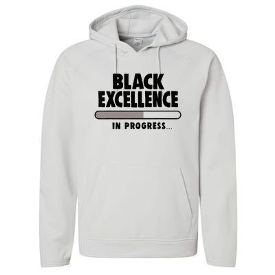 Black Excellence In Progress Black History Wo African Performance Fleece Hoodie