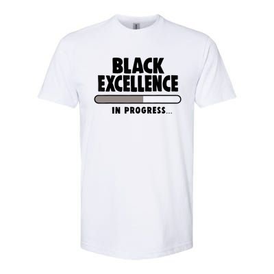 Black Excellence In Progress Black History Wo African Softstyle CVC T-Shirt