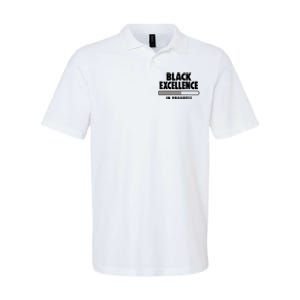 Black Excellence In Progress Black History Wo African Softstyle Adult Sport Polo