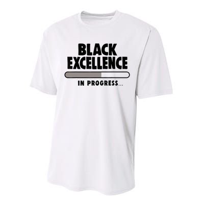 Black Excellence In Progress Black History Wo African Performance Sprint T-Shirt