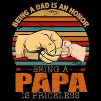 Being A Dad Is An Honor Being Papa Is Priceless City Backpack