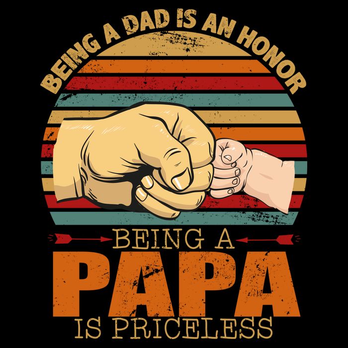 Being A Dad Is An Honor Being Papa Is Priceless City Backpack