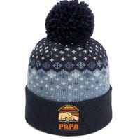 Being A Dad Is An Honor Being Papa Is Priceless The Baniff Cuffed Pom Beanie