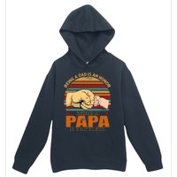 Being A Dad Is An Honor Being Papa Is Priceless Urban Pullover Hoodie