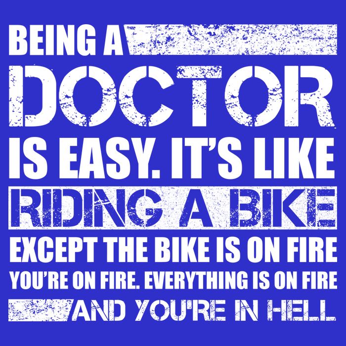 Being A Doctor Is Easy 16 in Basic Backpack