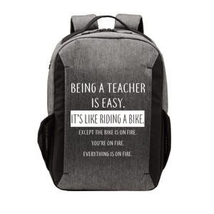 Being A Teacher Is Like Riding A Bike Vector Backpack