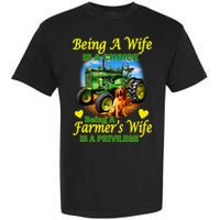 Being A Wife Is A Choice Being A Farmer's Wife IS A Privilege Garment-Dyed Heavyweight T-Shirt
