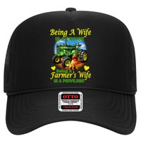 Being A Wife Is A Choice Being A Farmer's Wife IS A Privilege Trucker Hat