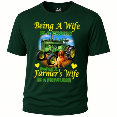 Being A Wife Is A Choice Being A Farmer's Wife IS A Privilege Performance Shirt