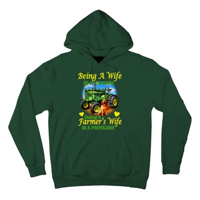 Being A Wife Is A Choice Being A Farmer's Wife IS A Privilege Hoodie