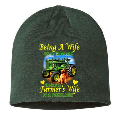 Being A Wife Is A Choice Being A Farmer's Wife IS A Privilege Sustainable Beanie