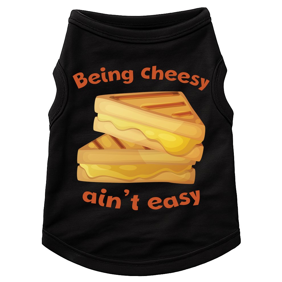 Being Cheesy Ain't Easy Doggie Tank