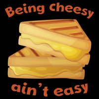 Being Cheesy Ain't Easy Sustainable Bucket Hat
