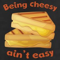 Being Cheesy Ain't Easy Golf Towel