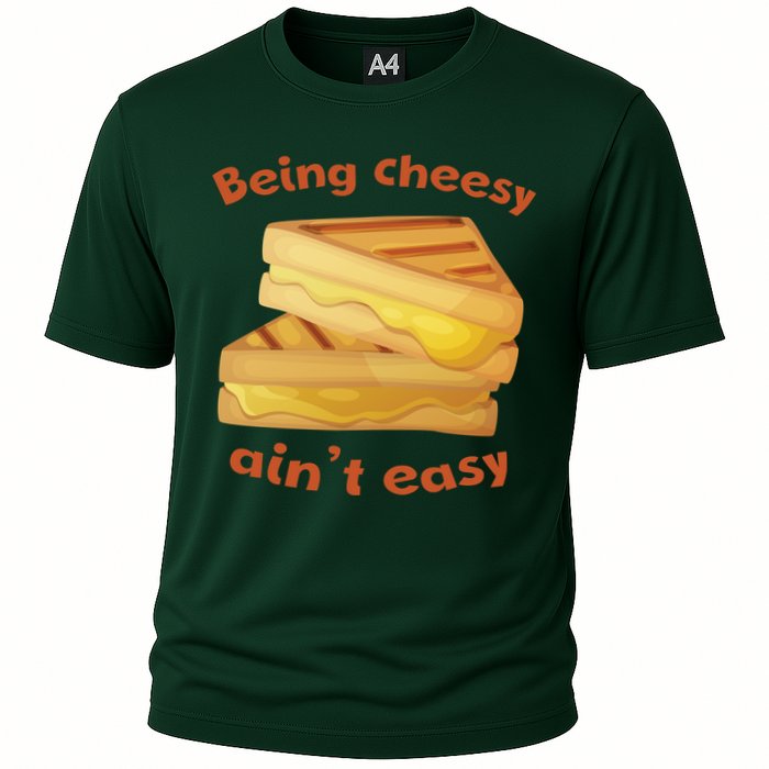 Being Cheesy Ain't Easy Cooling Performance Crew T-Shirt