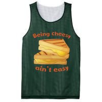 Being Cheesy Ain't Easy Mesh Reversible Basketball Jersey Tank