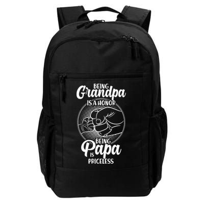Being Grandpa Is A Honor Being Papa Is Priceless Backpack