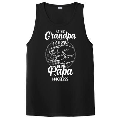 Being Grandpa Is A Honor Being Papa Is Priceless PosiCharge Competitor Tank