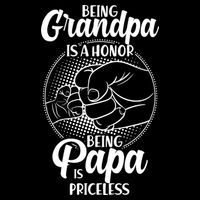 Being Grandpa Is A Honor Being Papa Is Priceless Wool Snapback Cap