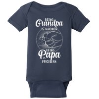 Being Grandpa Is A Honor Being Papa Is Priceless Baby Bodysuit